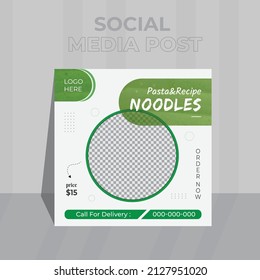 

Modern Professional Creative Victor Unique Smart Food Social Media Post Template or a Square Banner Design. Square Food Poster Or Visual Presentations Easy to use a Company.