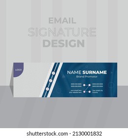 Modern Professional Creative Victor Unique Smart  Email Signature Template or a Banner Design. Standard Email Signature Or Visual Cover Presentations Easy to use a Company.
