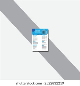 Modernes professionelles Curriculum-Template-Design
