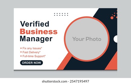 Modern Professional Digital marketing social media Facebook cover or web banner template
