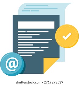 Diseño moderno de interfaz de correo electrónico de Profesional