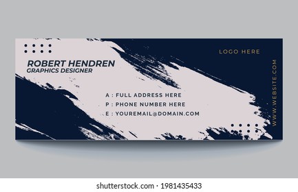 modern and professional email signature design for corporate uses