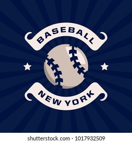 modern professional emblem for baseball game tournament 