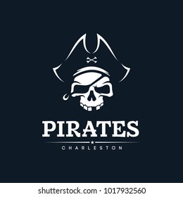 Modern professional emblem pirates  for american football team