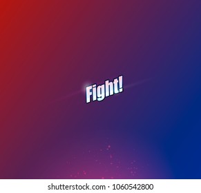 Modern professional fighting poster templates logo design with fist. vector illustrations.