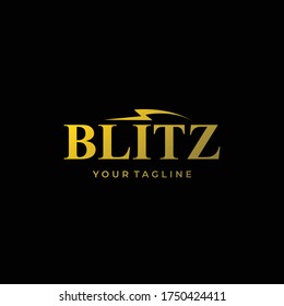 Modern and professional flash logo design