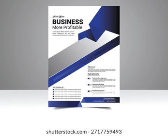 Modern and professional flyer design suitable for business promotion, marketing campaigns, events, and corporate advertising. Clean layout with eye-catching typography, print-ready and fully editable for multiple commercial uses.