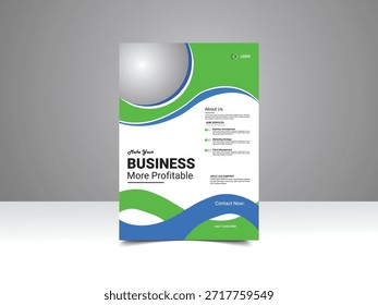 Modern and professional flyer design suitable for business promotion, marketing campaigns, events, and corporate advertising. Clean layout with eye-catching typography, print-ready and fully editable for multiple commercial uses.