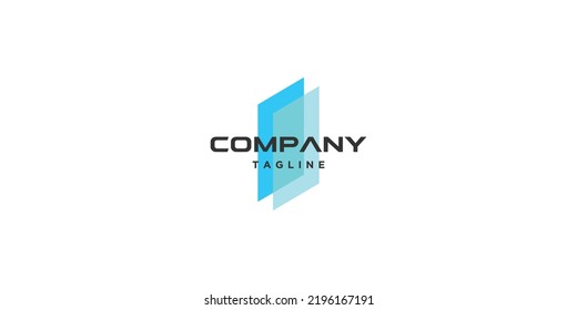 Modern And Professional Glass Company Logo Design