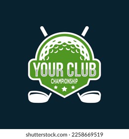 	
Modern professional golf template logo design for golf club