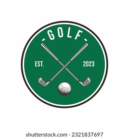 Modern professional golf template logo design for golf club