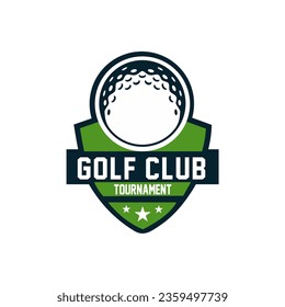 Modern professional golf template logo design for golf club