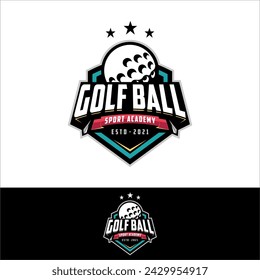 Modern professional golf template logo design for golf club