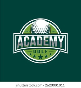 Moderno modelo de golfe profissional design logotipo para academia de golfe