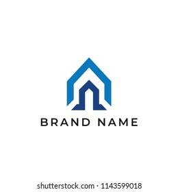 modern and professional home logo template. Property and Construction icon vector
