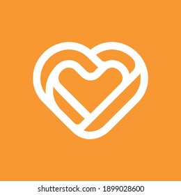 Modern professional icon heart in medical theme