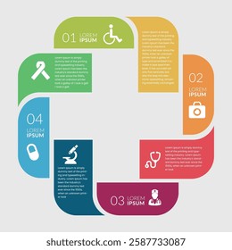 Modern and professional info graphic for social media 