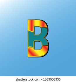Modern and professional letter B, Letter Logo Template.luxury letter B Logo.