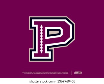 Modern professional  letter emblem for sport teams
