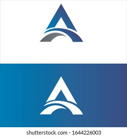 Modern Professional A  Letter Logo Design Template