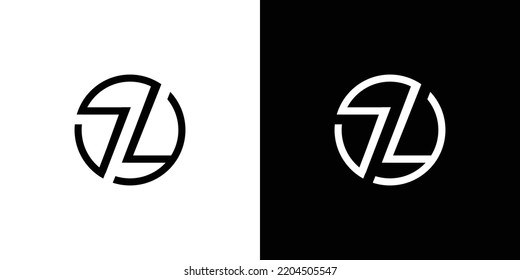 Modern and professional  letter SL initials logo design