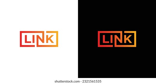 Diseño de logotipo de enlace moderno y profesional 2