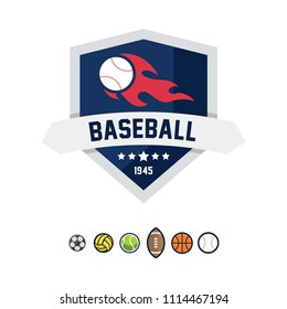 Modern professional logo for a baseball team.