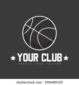 Modern professional logo for basketball game events and Basketball Club