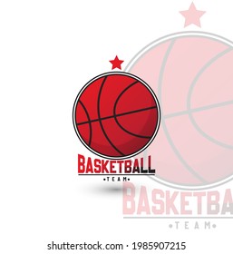Modern professional logo for basketball game events and Basketball Club