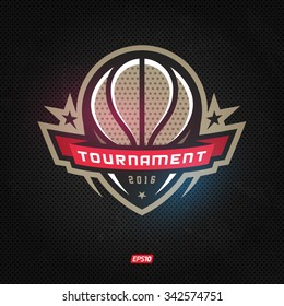 Modern Professional Logo Basketball Game Events Stock Vector (Royalty ...