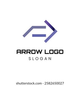 A modern and professional logo design for a business, featuring arrow icon, technology, and innovation, ideal for a company or medical-related brand