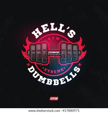 Modern professional logo design for a GYM or a Fitness Centre