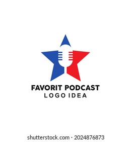 modern and professional logo design for podcast identity