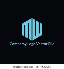 A modern and professional logo design using the letters "M" and "W" creatively intertwined or aligned. The design can feature bold lines, a geometric structure, or abstract elements to make the logo v