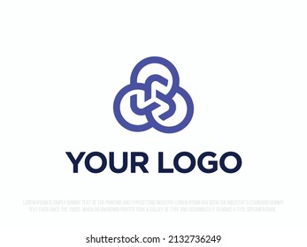 Logo profesional moderno emblema con una imagen de una esfera