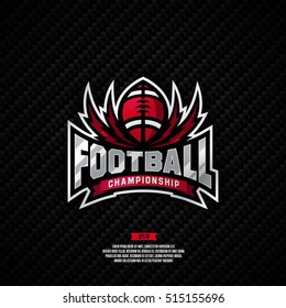 Modern professional logo for a football championship.