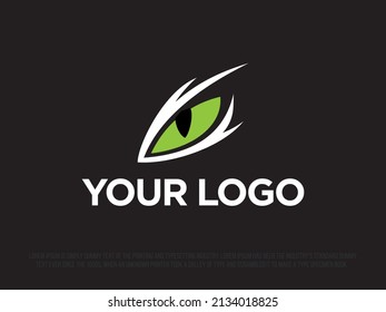 Modern professional logo with the image of eyes for the gaming sphere 