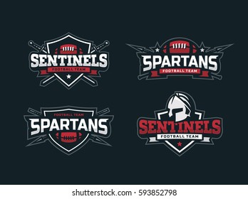 Modern professional logo set  for a sport team