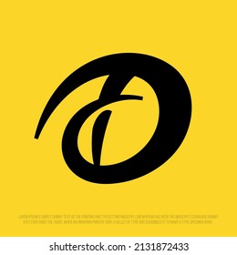 Modernes professionelles Logo in Form des Buchstabens D. Exklusive D-Form  