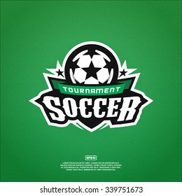 Modern professional logo for a soccer tournament