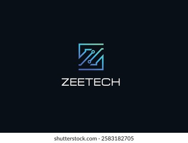 Modern and Professional Logo for a Tech Company. This dynamic 'A' letter logo features a sleek and modern design, making it perfect for any tech-related company seeking a strong visual identity.