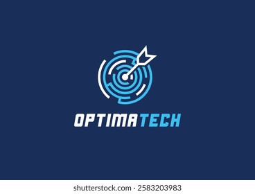 Modern and Professional Logo for a Tech Company. This dynamic logo features a sleek and modern design, making it perfect for any tech-related company seeking a strong visual identity.