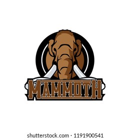Modern Professional Mammoth Logo Sport Team Stock Vector (Royalty Free ...