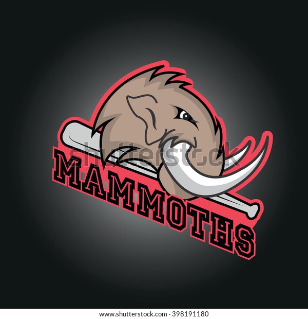 Modern Professional Mammoths Logo Club Sport Stock Vector (Royalty Free ...