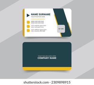 Modern and professional medical doctor healthcare business card or visiting card template design for your company