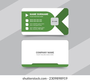Modern and professional medical doctor healthcare business card or visiting card template design for your company