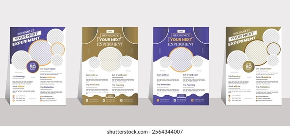 Modern, professional, Minimal corporate business flyer. Flat business flyer vector design with a4 size.