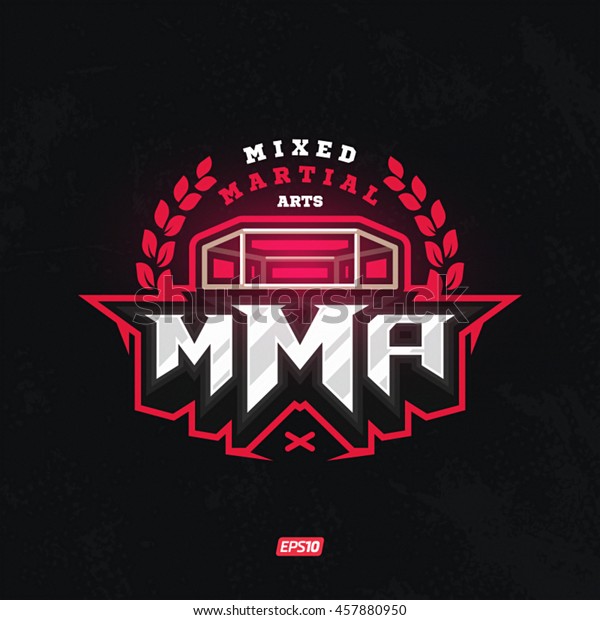 Modern professional mixed martial arts template
logo design