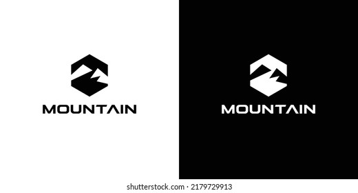 Modern and professional mountain logo design 2