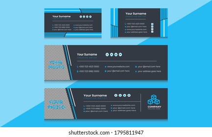 Modern professional multi purpose email signature templates